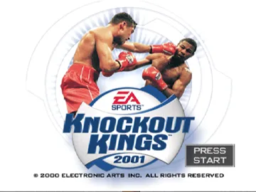 Knockout Kings 2001 (US) screen shot title